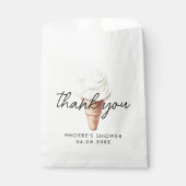 Sachets En Papier Elle a été récupérée Fête des mariées de vanille (Devant)