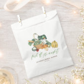 Sachets En Papier Elle est fraîche sortie du marché douche nuptiale  (Coupé)