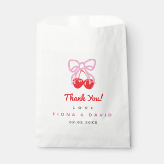 Sachets En Papier Elle est la cerise sur le gâteau baby shower