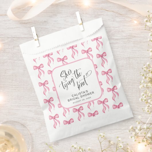 Sachets En Papier Elle noue la Fête des mariées (Coupé)