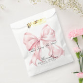 Sachets En Papier Elle Noue Le Nœud Rose Pâle (Scellé)