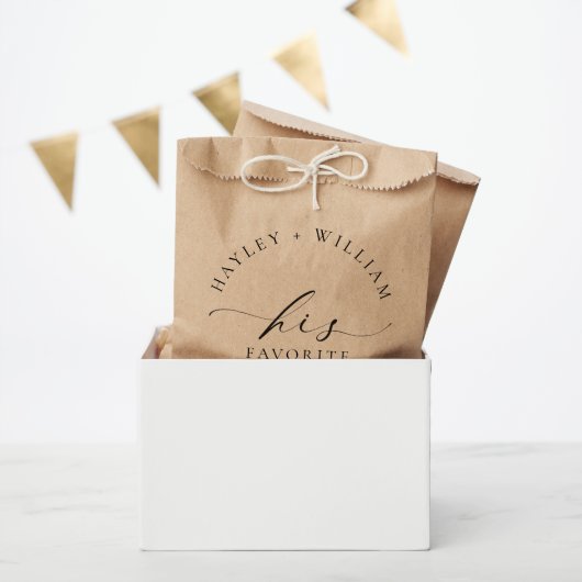 Sachets En Papier Ellesmere Son Karft Préféré (Fête)
