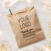 Sachets En Papier Emballage de produits Logo Petite entreprise (Coupé)