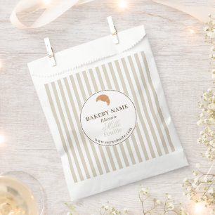 Sachets En Papier Emballage de sac de produit de logo de boulangerie