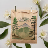 Sachets En Papier Emerald Greenery Mountain Pine Rustic Mariage