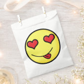 Sachets En Papier emoji clin d'œil (Coupé)