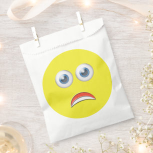 Sachets En Papier Emoji effrayé