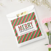 Sachets En Papier Empreinte de léopard de Noël moderne Red Green Str (Scellé)