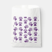 Sachets En Papier Empreintes violettes (Devant)