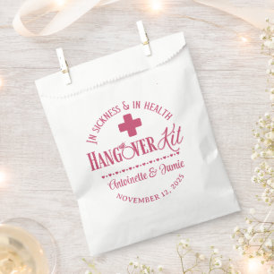 Sachets En Papier En Maladie et santé Funky Mariage kit de passe-tem