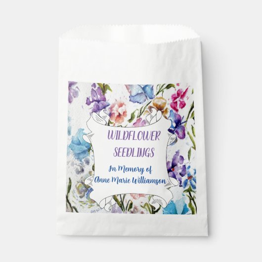 Sachets En Papier En mémoire de (Devant)