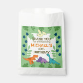 Sachets En Papier Enfants Dinosaur fête d'anniversaire (Devant)