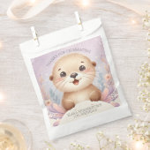 Sachets En Papier Enfants Lilac Sea Otter mignonne fête d'anniversai (Coupé)