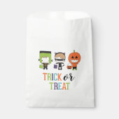 Sachets En Papier Enfants mignons Halloween Birthday Trick ou Treat  (Devant)