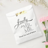 Sachets En Papier Enfin, M. et M. Wedding Réception (Scellé)