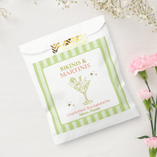 Sachets En Papier Enterrement de vie de jeune fille Bikinis et Marti
