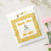 Sachets En Papier Enterrement de Vie de Jeune Fille Golf Fleurs Jaun (Scellé)