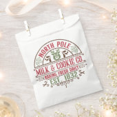 Sachets En Papier Entreprise de biscuits au lait de Noël Favoriser S (Coupé)