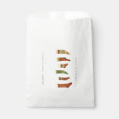 SACHETS EN PAPIER ENTREPRISE ÉLÉGANTE ROUGE VERT NOËL STOCKINES (Devant)