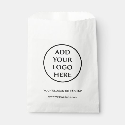 Sachets En Papier Entreprise Entreprise Professionnel Plain Logo (Devant)
