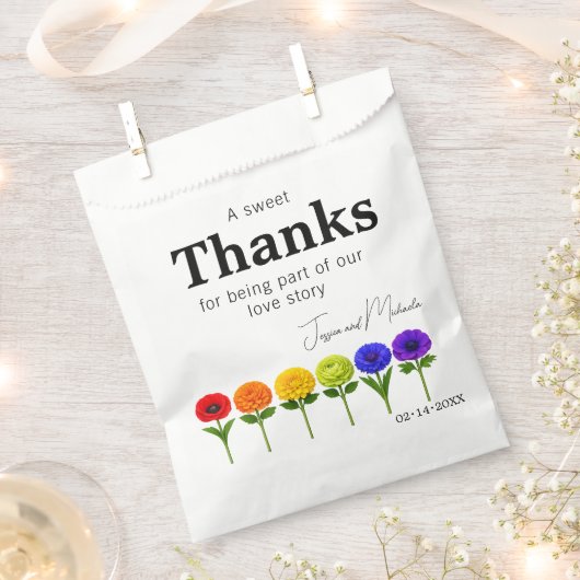 Sachets En Papier 🌈💍Épanouissez-vous ensemble (Coupé)