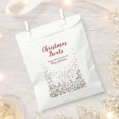 Sachets En Papier Épingles de Noël Étiquette personnalisé Favoriser (Coupé)