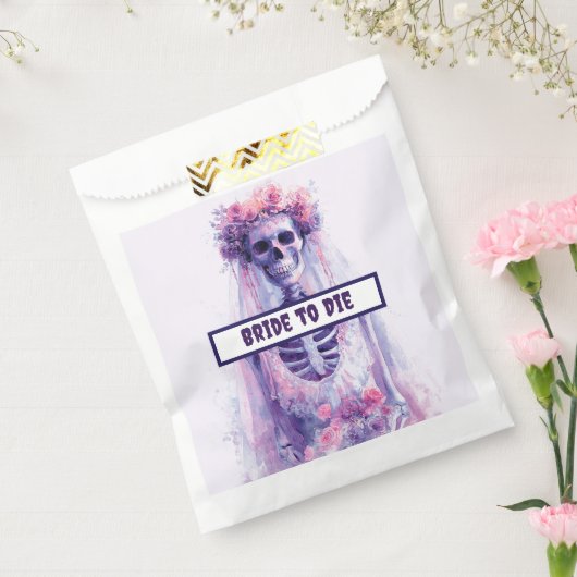 Sachets En Papier Épouse à mourir | Halloween squelette mariée Favor (Scellé)