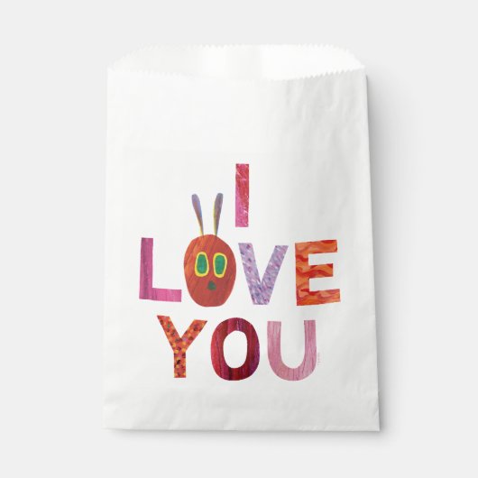 Sachets En Papier Eric Carle | Caterpillar I Love You (Devant)