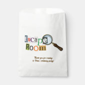 Sachets En Papier Escape Room Party (Devant)