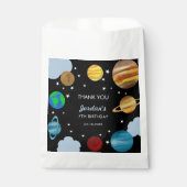 Sachets En Papier Espace Extérieur Anniversaire Planètes Galaxy Boys (Devant)