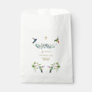 Sachets En Papier Espagnol Hibiscus rose Fleurs Eucalyptus Bautizo