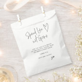 Sachets En Papier Étaler l'amour pas les germes Mariage Masque visag (Coupé)