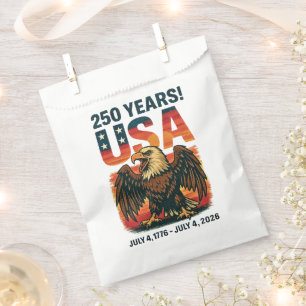 Sachets En Papier États-Unis 250 ans – Aigle américain patriotique 4