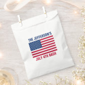 Sachets En Papier États-Unis Drapeau américain étoiles et rayures (Coupé)