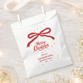 Sachets En Papier Étiquette de cadeau d'affaires de Noël avec un rub (Coupé)