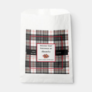 Sachets En Papier Étiquette de produit de savon de rasage artisanal