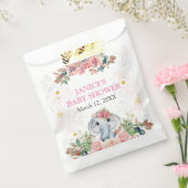 Sachets En Papier Étiquettes cadeaux Baby shower Elephant (Scellé)