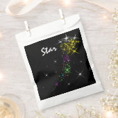 Sachets En Papier Étoile de Noël (Coupé)