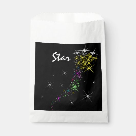 Sachets En Papier Étoile de Noël (Devant)