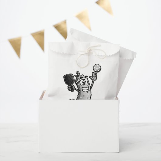 Sachets En Papier Étoile de Pickleball (Fête)