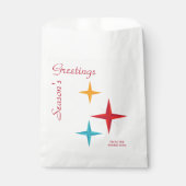 Sachets En Papier Étoiles De Noël Du Mod, Vacances Modernes Du Milie (Devant)