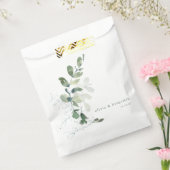 Sachets En Papier Eucalyptus botanique moderne Nom de mariage person (Scellé)