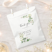 Sachets En Papier Eucalyptus Brown simple Mariage de Merci Floral (Coupé)