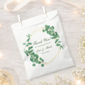 Sachets En Papier Eucalyptus Feuilles géométriques (Coupé)