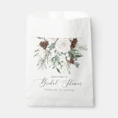 Sachets En Papier Evergreen élégant shower de mariage (Devant)