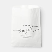 Sachets En Papier EVERLEIGH Love is Sweet Faveur Mariage (Devant)