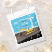 Sachets En Papier Excavateur Camion de construction Camions fête d'a (Coupé)