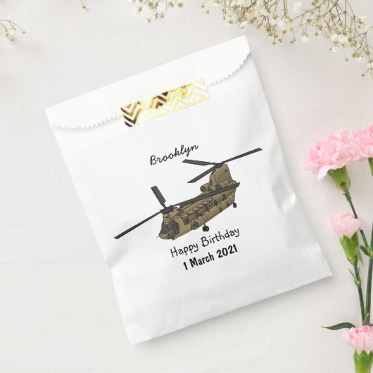 Sachets En Papier Exemple d'hélicoptère militaire Chinook (Scellé)