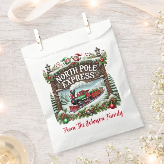 Sachets En Papier Express du Pôle Nord (Coupé)