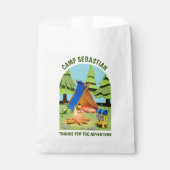 Sachets En Papier Extérieur Bonfire Camping Aventure Anniversaire Fê (Devant)